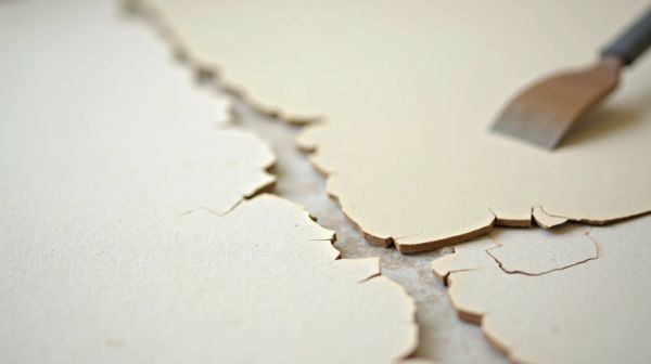 Trop poncer une bande de placo : que faire pour réparer ?